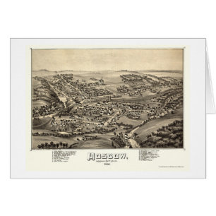 Cartão Moscovo, mapa panorâmico do PA - 1891