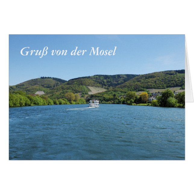 Cartão Mosel bei Andel (Frente Horizontal)