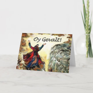 Cartão Moses Oy Gevalt!