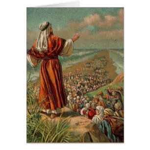 Cartão Moses Partes do Mar Vermelho