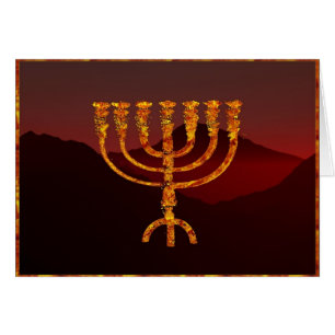 Cartão Moshe's Menora