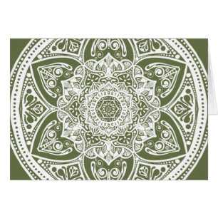 Cartão Moss Mandala
