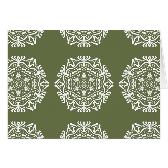 Cartão Moss Mandala (Frente Horizontal)