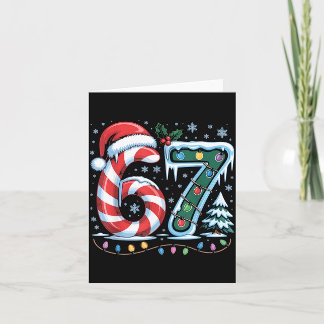 Cartão Most Likely To Say 67 Christmas Matching 7 6 Famil (Frente)