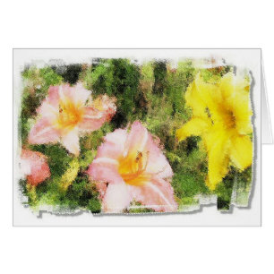 Cartão Mostra de flor ex