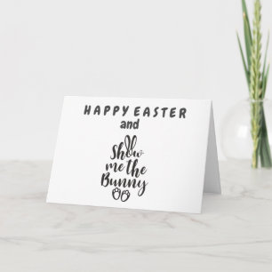 CARTÃO MOSTRE-ME O COELHO/SALTO DO COELHO **FELIZ PÁSCOA*