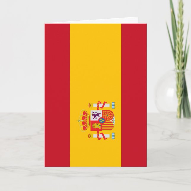 Cartão Mostre suas cores - Espanha (Frente)