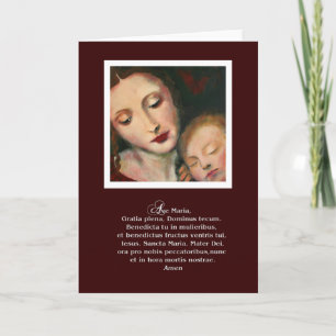 Cartão Mother and Child Greeting Card