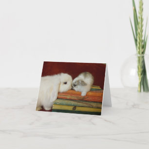 Cartão Mother & Baby Bunny