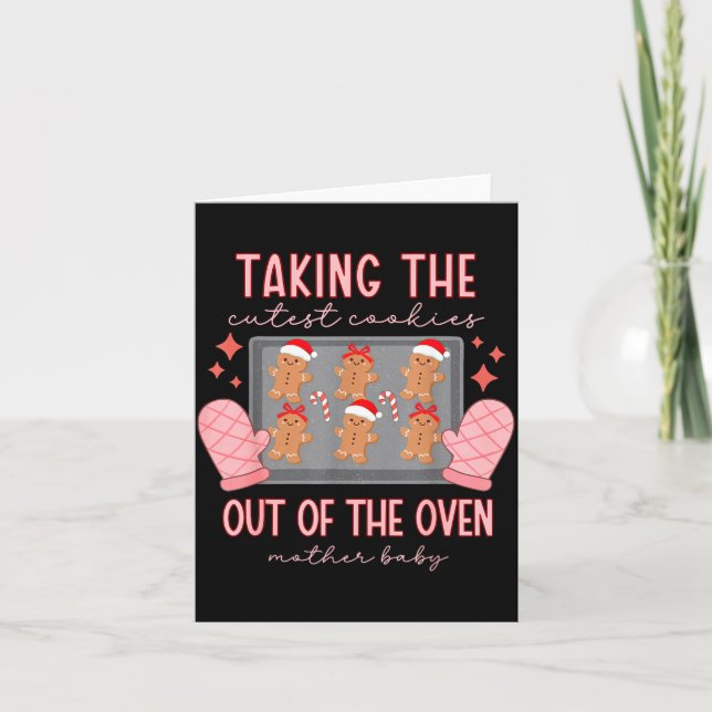 Cartão Mother Baby Nurse Christmas Mbu Stpartum Nurse Xma (Frente)