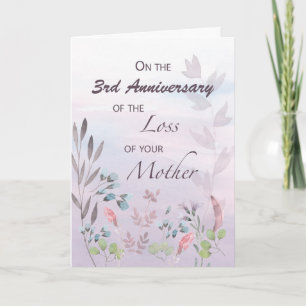 Cartão Mother Custom Year 3rd Anniversary of Loss