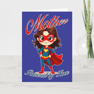 Cartão Mother Powered by Love – Supermom Art