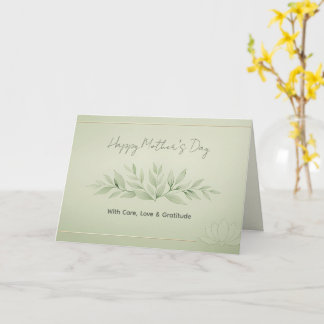 Cartão Mother’s Day Card for Acupuncture Clinic Clients  