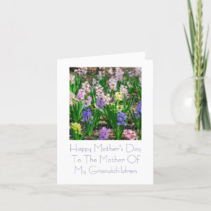 Cartão "Mother To My Grandchildren" Mother's Day Card