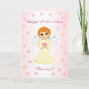 Cartão Mother's Day Angel Blessings