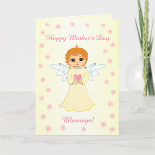 Cartão Mother's Day Angel Blessings