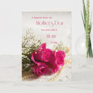 Cartão Mother's day card for like a mom to me