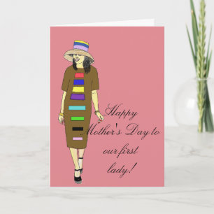 Cartão Mother's day for first lady