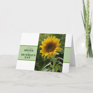 Cartão Mother's Day for Sister Superb Sunflower Card
