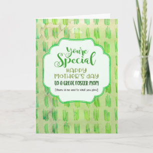 Cartão Mother's Day to a Special Foster Mom