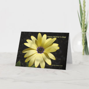 Cartão Mother's Day - Yellow Daisy (1) - Card - Customize