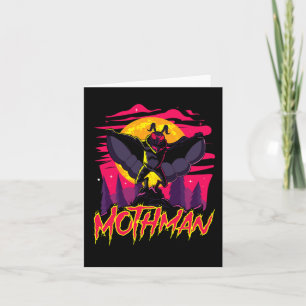 Cartão Mothman Movie Divertido Criptid Halloween Mmestrad