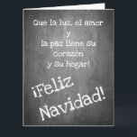 Cartão Motif natalino no estilo do quadro - XMAS<br><div class="desc">Motivo natalino em forma de quadro com as palavras Frohe Weihnacht em alemão,  espanhol,  francês,  inglês</div>