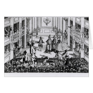 Cartão Motim no jardim de Covent