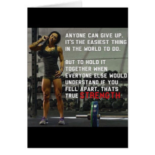 Cartão Motivação de malhação e Gym