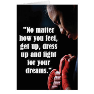 Cartão Motivação de Workout feminino