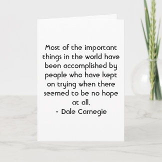 Cartão Motivação espanhola - Dale Carnegie