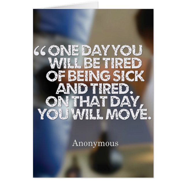 Cartão Motivação para a saúde e a Malhação (Frente)