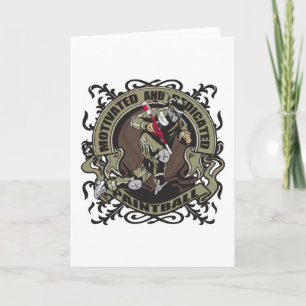 Cartão Motivated Paintball