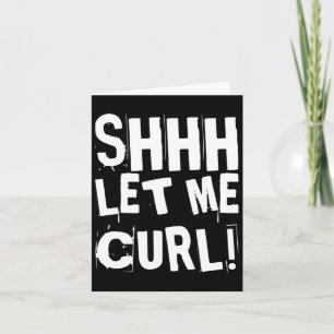 Cartão Motivational Funny Gym Humor Biceps ganha Shell