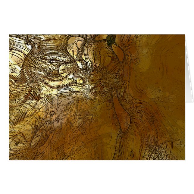 Cartão Motivo egípcio (Frente horizontal)