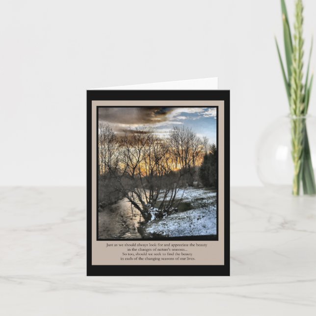 Cartão Motivos de nossas vidas Inspirações (Frente)