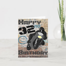Cartão Moto 'Aniversário 32nf Ainda tenho jeito