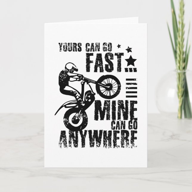 Cartão Moto, moto de ensaio rápido (Frente)