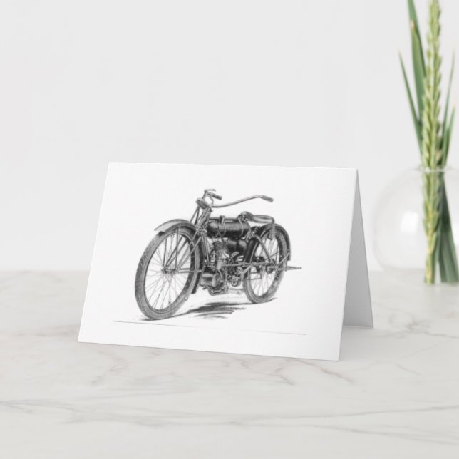 Cartão Motociclo de 1918 (Frente)