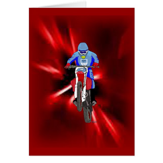 Cartão Motocross 101 (Frente)