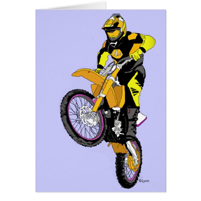 Cartão Motocross 400 (Frente)