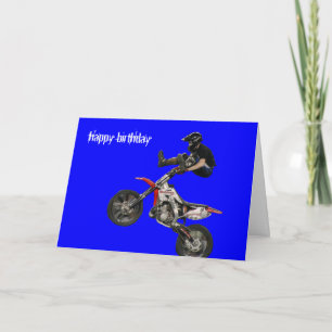 Cartão motocross aéreo #6