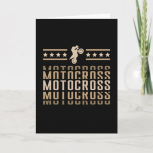 Cartão Motocross Bike Motorcycle Biker Dirt Engraçado Gif