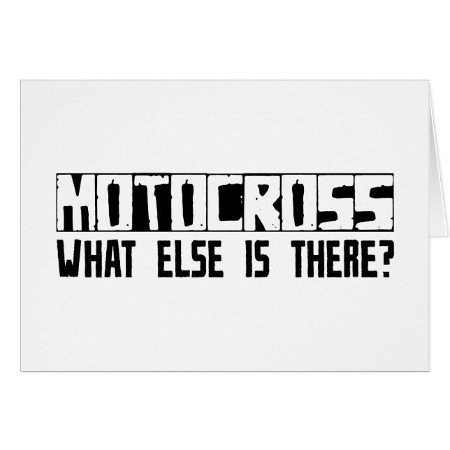 Cartão Motocross que outro está lá? (Frente Horizontal)