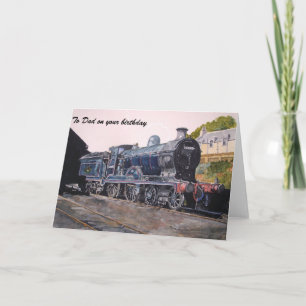 Cartão Motor a vapor da linha caledónia "On Shed"