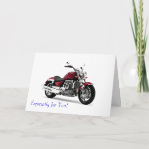 Cartão Motorbike image for greeting card