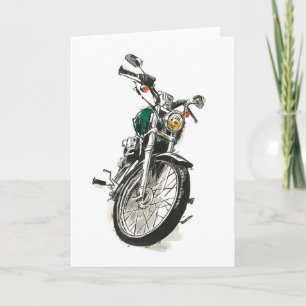 Cartão Motorcycles in Ink I