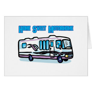 Cartão Motorhome doce Home
