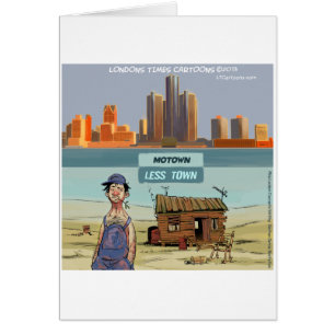 Cartão Motown MenosTown Engraçado
