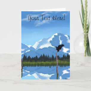 Cartão Mount McKinley Alaska Greeting Card